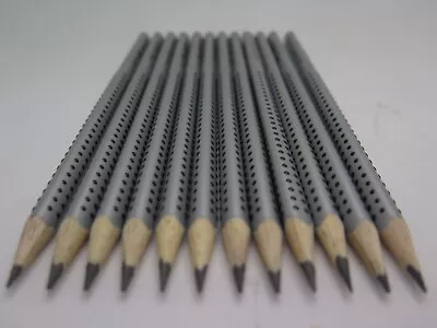 12 X Faber Castell 2001 Pencil Triangular HB Dot Grip 11-317000* TRACKED • $15.12