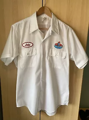 Original Vintage 1970’s Amoco Lion Uniform Work Shirt • £15