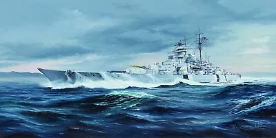 Trumpeter 05358 - 1/350 German Bismarck Battleship Model Kit • £155