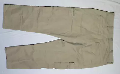 Wrangler Mens Pant 36x30 Elm Khaki Cargo Fleece Lined Relaxed Fit 112344844 • $21.24