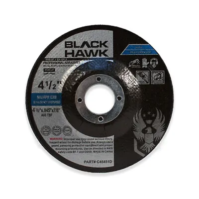 100 Pack - 4-1/2  X .045  X 7/8  Depressed Center Cut-Off Wheel T27 Cutting Disc • $84.99