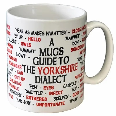Yorkshire Dialect Translator Ceramic Coffee Mug - Can Be Personalised • £10.99