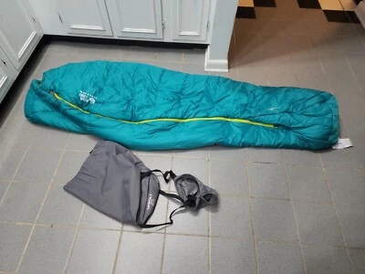 $114.39 • Buy Mountain Hard Wear Laminina Z Teal Green Yellow 21 Degree F - 6 Celcius 28 X72 