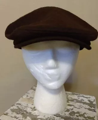 Vintage Chaps Brand By Ralph Lauren Cap Mens Small Wool  Newsboy Gangster Cabbie • $20