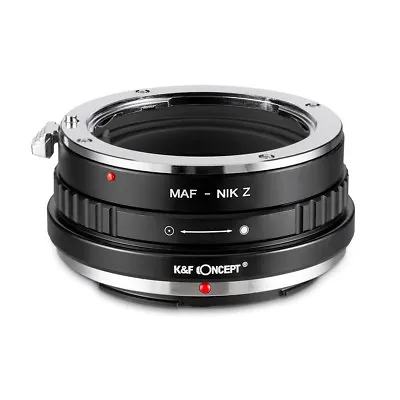 K&F Concept Lens Adapter Minolta AF MAF Lens To Nikon Z Z6 Z7 Z5 Z50 Z9 Z6II Zfc • $42