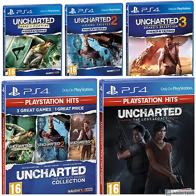 Uncharted PlayStation PS4 Games - Choose Your Game - Complete Collection • £15.49