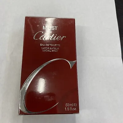 Must De Cartier  De Toilette Spray 1.6 Oz Old Package • $125