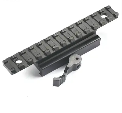 QD Flat Top 13 Slots Quick Release 20mm Riser Base Picatinny Scope Weaver Rail • $12.99