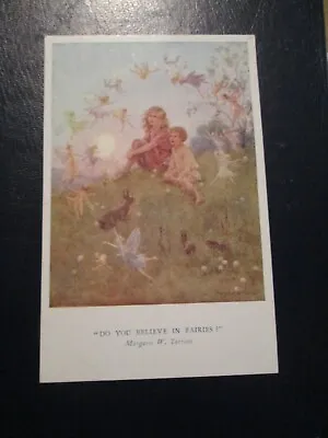 Margaret W Tarrant Postcard - Fairy Hours  Do You Believe In Fairies? (Unposted) • £1.99