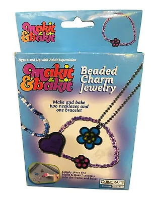 Makit & Bakit Beaded Charm Jewelry Kit Makes 2 Necklaces And 1 Bracelet • $14.95