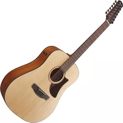 Ibanez AAD1012EOPN Advanced 12-String Acoustic Electric Guitar Open Pore Natural • $599.99