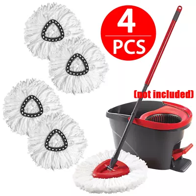 4x Replacement Microfiber Mop Head Easy Clean Wring Refill For O-Cedar Spin Mop • $9.95