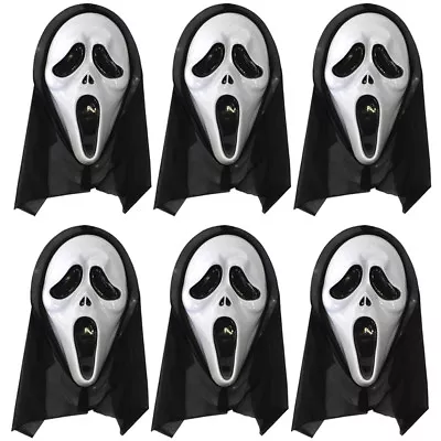 Pack Of Screamer Mask Halloween Fancy Dress Costume Accessory Horror Cosplay Lot • £26.19