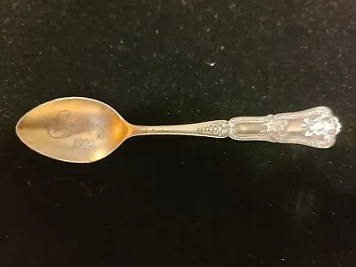 Antique Sterling Silver Minature Baby Spoon Christmas Dated 1900 • $34.99