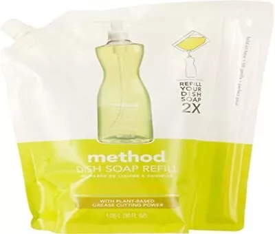 Method Dish Soap Lime & Sea Salt 36oz Non-Toxic Biodegradable Natural • $11.04