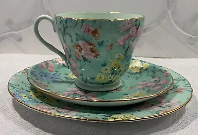£75.14 • Buy Vintage Shelley Melody Chintz Pattern Tea Cup & Saucer New Cambridge England