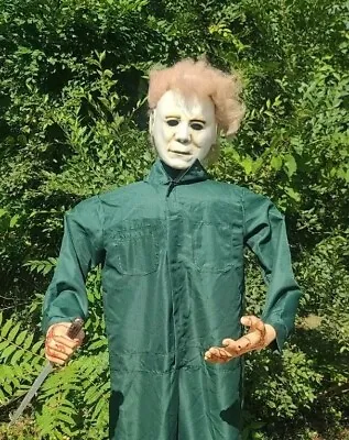 6' HALLOWEEN II Animated Michael Myers Animatronic Prop Decoration Horror Retire • $212.46