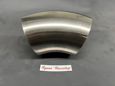 3  45 Degree Exhaust Bend Elbow Pipe 304 Stainless Steel Butt Weld POLISHED • $29.95