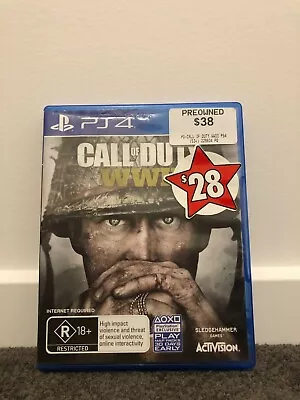 Call Of Duty: World War 2 WWII - PS4 • $14.99