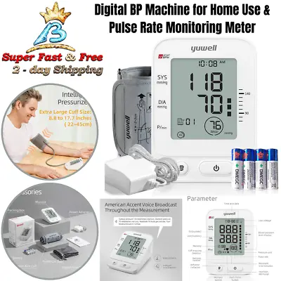 Medidor Presion Arterial Tensiometro Digital Maquina Para Medir Aparato Muneca • $47.88