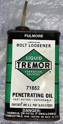 Vintage Liquid Tremor Oil Can Empty • $10