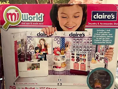 MIWORLD Mall CLAIRE'S Jewelry Store W/Box! ADULT OWNED & COMPLETE! Mi World Read • $50