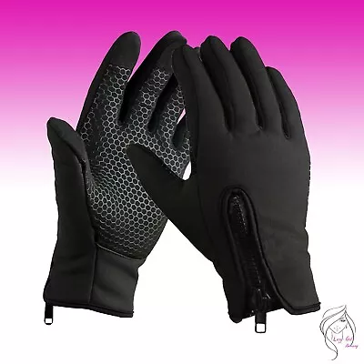 Winter Warm Gloves Thermal Windproof Ski Gloves For Cold Weather Men Women UK • £7.99