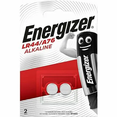 Energizer LR44/A76 15V Alkaline Battery A76 LR44 V13GA PX76A Expiry:2022 New • £5.95