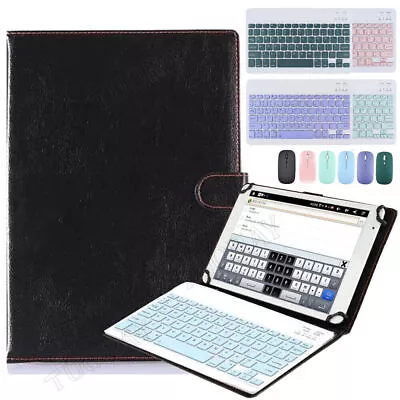 For Samsung Galaxy Tab S6 S7 S8 S9 FE A7 A8 A9PlusBluetooth Keyboard Case Mouse • $43.99