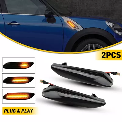 2X LED Side Marker Turn Signal Lights For 2011-2016 Mini Cooper Countryman (R60) • $19.94