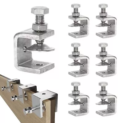 6 Pieces C-Clamp Stainless Steel Small Clamps Mini C Clamps 0.79 Inch For Wo... • $22.32