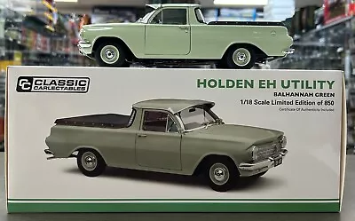 371213 Holden Eh Ute Utility Vehicle Balhannah Green 1:18 Scale Model Car • $299