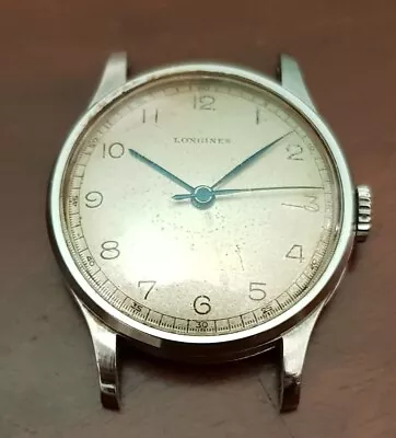 Vintage Rare 1945 Longines Mens Watch Ref 5638 With 12.68 Movement. • $372.66