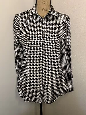 Ralph Lauren Houndstooth Print Shirt Women’s  • $20