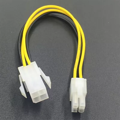 20cm 4 Pin Male To 4Pin Female PC CPU Power Extension Cable Connector AdaptBI • $1.07