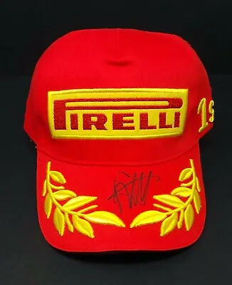 Sebastian VETTEL SIGNED Pirelli Tyres Formula 1 Cap AFTAL Autograph RD COA • $632.27