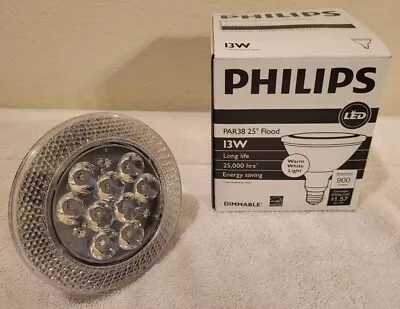 Philips • PAR38 25° • Dimmable • 13W • Warm White • LED Floodlight Bulb(s) • NIB • $9.99