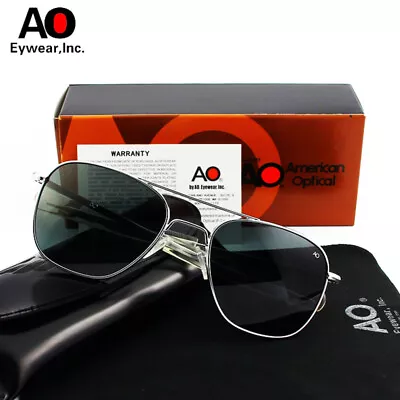 New Vintage Sunglasses Men Glass Lens W/Box American Optical Driving Glasses • $20