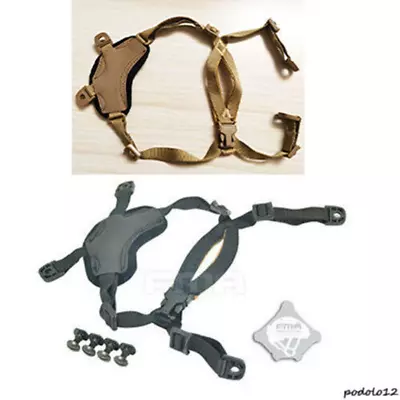 1PC Tactical Airsoft Suspension System Chin Strap For FMA Helmet TB956 • $7.35