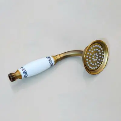 £16.19 • Buy Antique Brass & Ceramics Telephone Water Saving Hand Held Shower Head Sprayer
