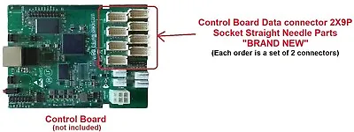 Bitmain  Control Board Data Connector 2x9P Socket(Straight) Needle  Parts • $4.99