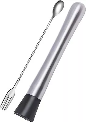 Ortarco 10 Inch Stainless Steel Muddler For Cocktail And 10 Silver  • $7.82