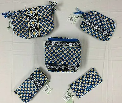 Vera Bradley NWT Riviera Blue: Cool Keeper Cosmetic Bags Eyeglass Or Checkbook • $16.99