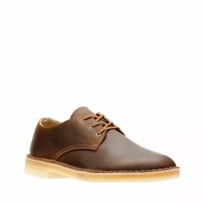 Clarks Originals Mens Desert Crosby Beeswax Lea Soft Comfort UK 781011 G • $245.88