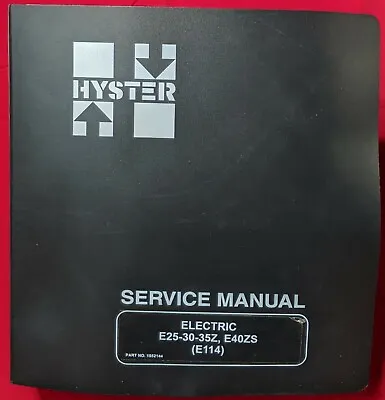 1552144 Service Manual OEM For Hyster Forklift E25-30-35Z E40ZS SK-04200928TB • £120.24