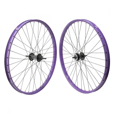 SE Bikes Maniacc Flyer 27.5in Wheelset Purple/Black NMSW 36H 1-speed 110/142mm • $513.82