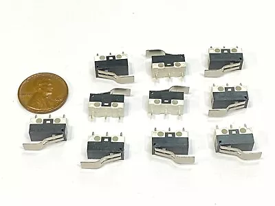 10 Pieces KW10 Micro Switch Small Long Lever Limit Miniature NC Or NO Bend G22 • $9.65