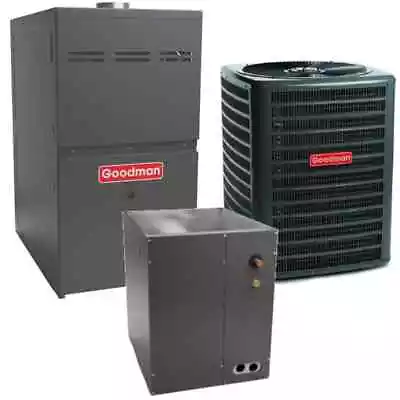 4 Ton 15.2 SEER2 80% 120000 BTU Upflow Goodman Central AC & Gas Split System • $5184