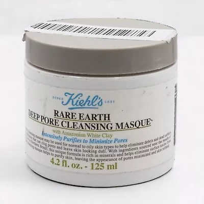 Kiehl's Rare Earth Deep Pore Cleansing Masque 4.2 Fl Oz / 125 ML • $14.99