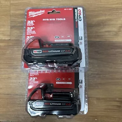 Genuine Milwaukee 48-11-1820 (2) M18 Red Lithium 2.0Ah Battery Packs • $64.99